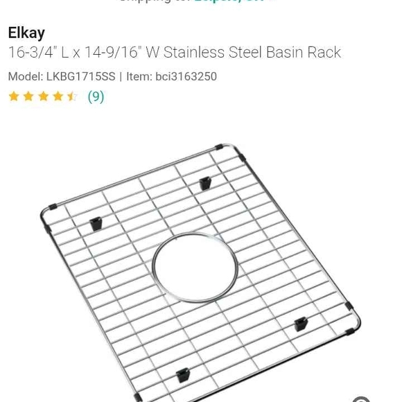 Stainless Steel Basin Rack - Picture 2 of 2